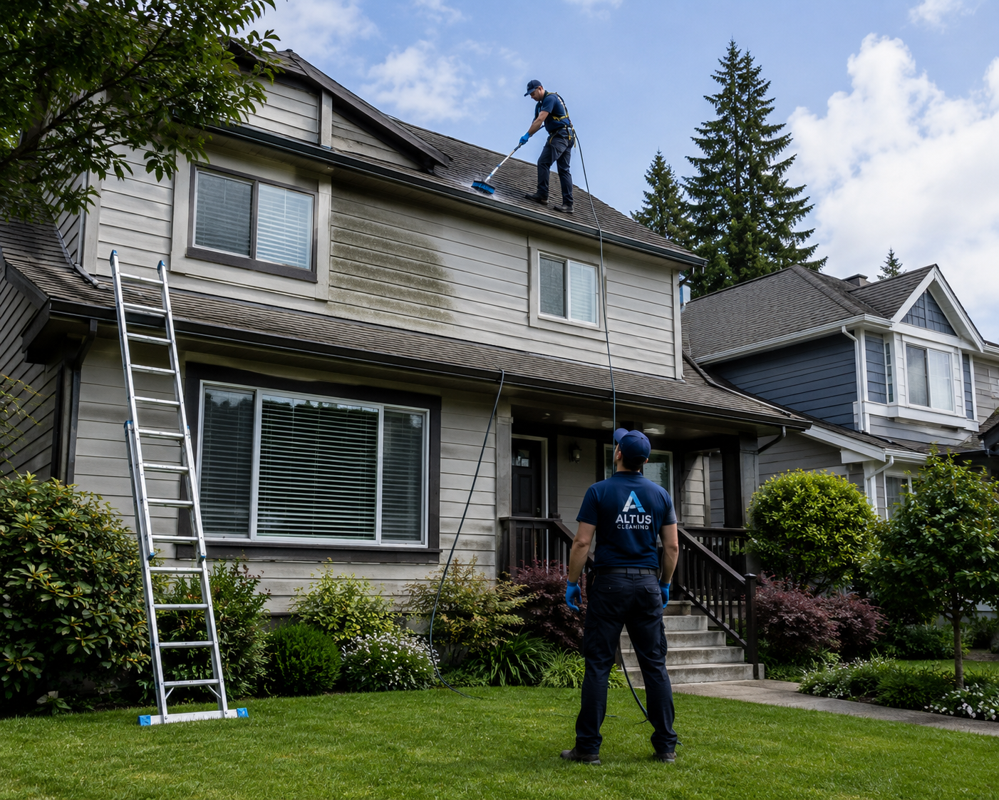Roof Washing in Vancouver